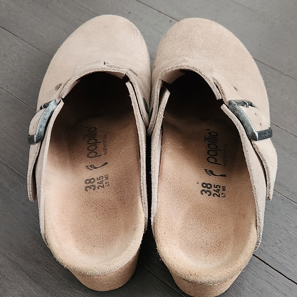 Birkenstock by Papillio clogs, size 38 (7-7.5), warm sand color - Picture 4 of 8